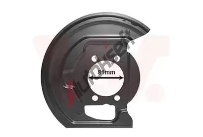 VAN WEZEL Ochranný plech proti nečistotám brzdového kotouče VAW 3388371, 3388371 VAN WEZEL Ochranný plech proti nečistotám brzdového kotouče VAW 3388371, 3388371