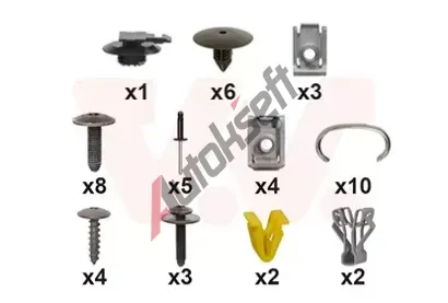 VAN WEZEL Montážní sada - nárazník VAW 3396794, 3396794 VAN WEZEL Montážní sada - nárazník VAW 3396794, 3396794