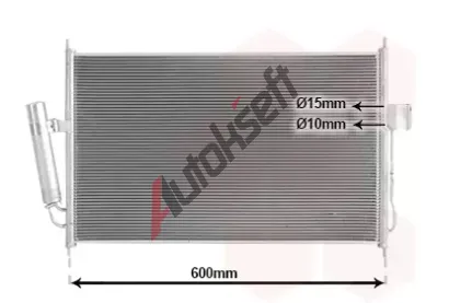 VAN WEZEL Kondenztor klimatizace VAW 36015701, 36015701