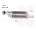 VAN WEZEL Chladi vzduchu intercooler ‐ VAW 37004404