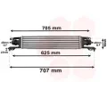 Chladi vzduchu intercooler VAN WEZEL ‐ VAW 37004420