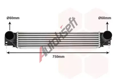 VAN WEZEL Chladi vzduchu intercooler VAW 37004442, 37004442