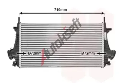 VAN WEZEL Chladi vzduchu intercooler VAW 37004476, 37004476