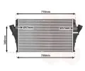 Chladi vzduchu intercooler VAN WEZEL ‐ VAW 37004491