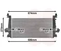 Chladi vzduchu intercooler VAN WEZEL ‐ VAW 37004548