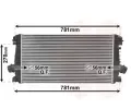 Chladi vzduchu intercooler VAN WEZEL ‐ VAW 37004550