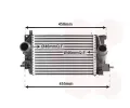 Chladi vzduchu intercooler VAN WEZEL ‐ VAW 37004575