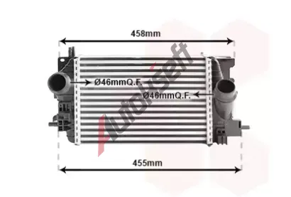 VAN WEZEL Chladi vzduchu intercooler VAW 37004575, 37004575