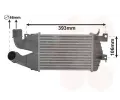 Chladi vzduchu intercooler VAN WEZEL ‐ VAW 37004584