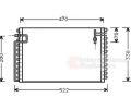 Kondenztor klimatizace VAN WEZEL ‐ VAW 37005210