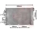 Kondenztor klimatizace VAN WEZEL ‐ VAW 37005366