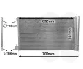 Kondenztor klimatizace VAN WEZEL ‐ VAW 37005478
