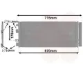 Kondenztor klimatizace VAN WEZEL ‐ VAW 37005690