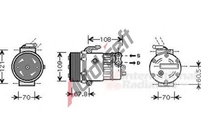 VAN WEZEL Kompresor - klimatizace VAW 3700K139, 3700K139