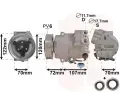 Kompresor klimatizace VAN WEZEL ‐ VAW 3700K595
