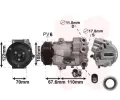 Kompresor klimatizace VAN WEZEL ‐ VAW 3700K605