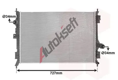 VAN WEZEL Chladi� vody VAW 37012732, 37012732