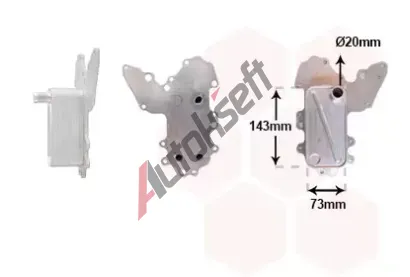 VAN WEZEL Chladi oleje VAW 37013709, 37013709