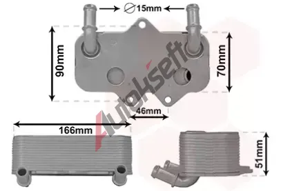VAN WEZEL Chladi oleje VAW 37013710, 37013710