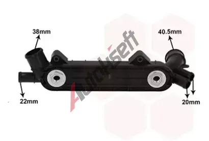 VAN WEZEL Chladi oleje VAW 37013724, 37013724