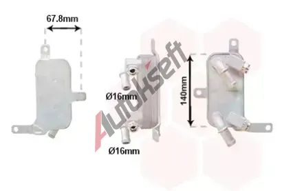 VAN WEZEL Chladič oleje automatické převodovky VAW 37013734, 37013734 VAN WEZEL Chladič oleje automatické převodovky VAW 37013734, 37013734
