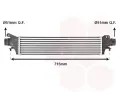 Chladi vzduchu intercooler VAN WEZEL ‐ VAW 37014705