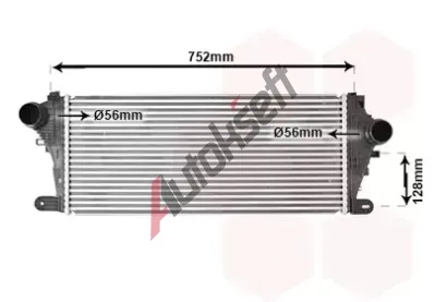 VAN WEZEL Chladi vzduchu intercooler VAW 37014714, 37014714