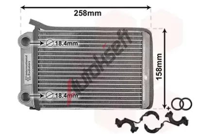 VAN WEZEL Vmnk tepla vnitnho vytpn *** IR PLUS *** VAW 37016701, 37016701