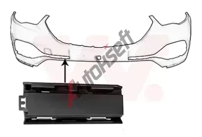 VAN WEZEL Ozdobná / ochranná lišta nárazníku VAW 3729582, 3729582 VAN WEZEL Ozdobná / ochranná lišta nárazníku VAW 3729582, 3729582