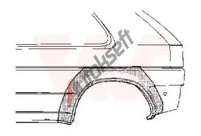 VAN WEZEL Bon stna VAW 3734146, 3734146