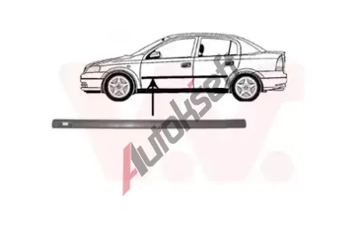 VAN WEZEL Ozdobná / ochranná lišta dveří VAW 3742403, 3742403 VAN WEZEL Ozdobná / ochranná lišta dveří VAW 3742403, 3742403