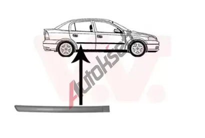 VAN WEZEL Ozdobn / ochrann lita dve VAW 3742426, 3742426