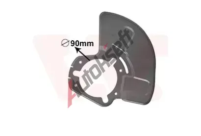 VAN WEZEL Ochrann plech proti neistotm brzdovho kotoue VAW 3745373, 3745373