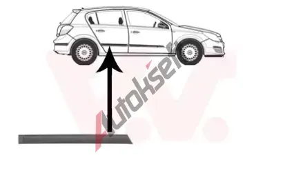 VAN WEZEL Ozdobn / ochrann lita dve VAW 3745406, 3745406