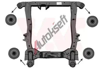 VAN WEZEL Pomocný rám / souprava nosičů VAW 3749690, 3749690 VAN WEZEL Pomocný rám / souprava nosičů VAW 3749690, 3749690