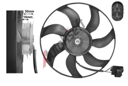 VAN WEZEL Vtrk chlazen motoru VAW 3749744, 3749744