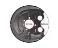 VAN WEZEL Ochrann plech proti neistotm brzdovho kotoue ‐ VAW 3768373