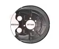 VAN WEZEL Ochrann plech proti neistotm brzdovho kotoue ‐ VAW 3768374