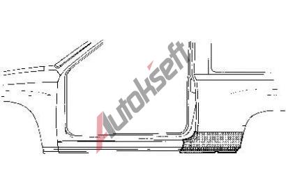 VAN WEZEL Boční stěna VAW 3770142, 3770142 VAN WEZEL Boční stěna VAW 3770142, 3770142