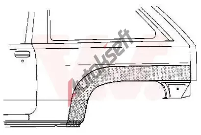 VAN WEZEL Boční stěna VAW 3770145, 3770145 VAN WEZEL Boční stěna VAW 3770145, 3770145