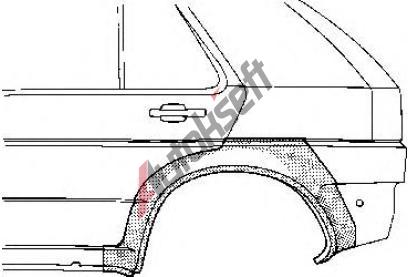 VAN WEZEL Bon stna VAW 3776147, 3776147