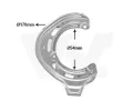 Ochrann� plech proti ne�istot�m brzdov�ho kotou�e&nbsp;VAN WEZEL&nbsp;&dash;&nbsp;VAW 3777372