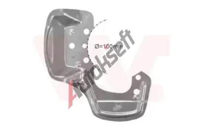 VAN WEZEL Ochranný plech proti rozstřikování - brzdový kotouč VAW 3778372, 3778372  VAN WEZEL Ochranný plech proti rozstřikování - brzdový kotouč VAW 3778372, 3778372