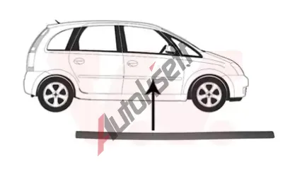 VAN WEZEL Ozdobn / ochrann lita dve VAW 3781404, 3781404