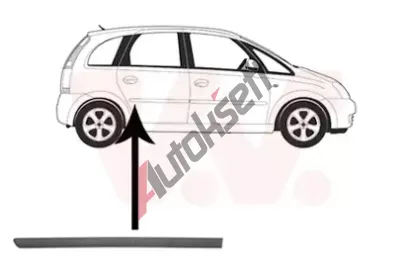 VAN WEZEL Ozdobná / ochranná lišta dveří VAW 3781406, 3781406 VAN WEZEL Ozdobná / ochranná lišta dveří VAW 3781406, 3781406