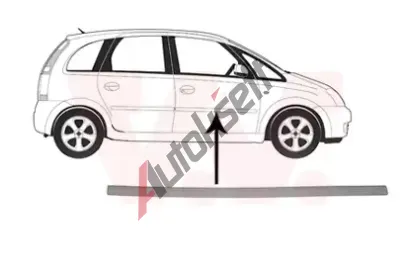 VAN WEZEL Ozdobn / ochrann lita dve VAW 3781424, 3781424