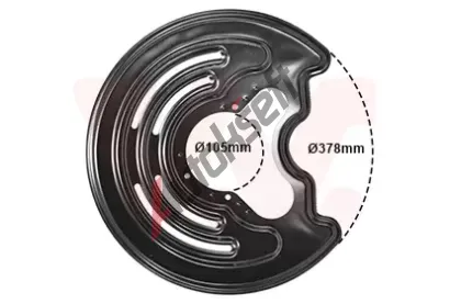 VAN WEZEL Ochrann plech proti neistotm brzdovho kotoue VAW 3794373, 3794373