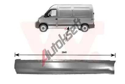 VAN WEZEL Boční stěna VAW 3798143, 3798143  VAN WEZEL Boční stěna VAW 3798143, 3798143