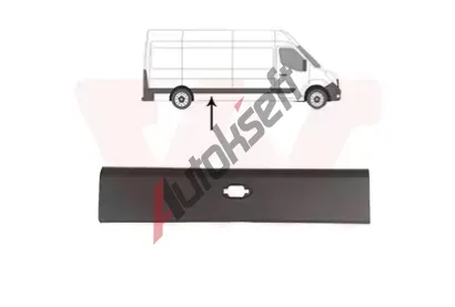 VAN WEZEL Ozdobná / ochranná lišta boční stěny VAW 3799404, 3799404  VAN WEZEL Ozdobná / ochranná lišta boční stěny VAW 3799404, 3799404