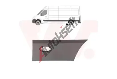 VAN WEZEL Ozdobná / ochranná lišta boční stěny VAW 3799405, 3799405  VAN WEZEL Ozdobná / ochranná lišta boční stěny VAW 3799405, 3799405